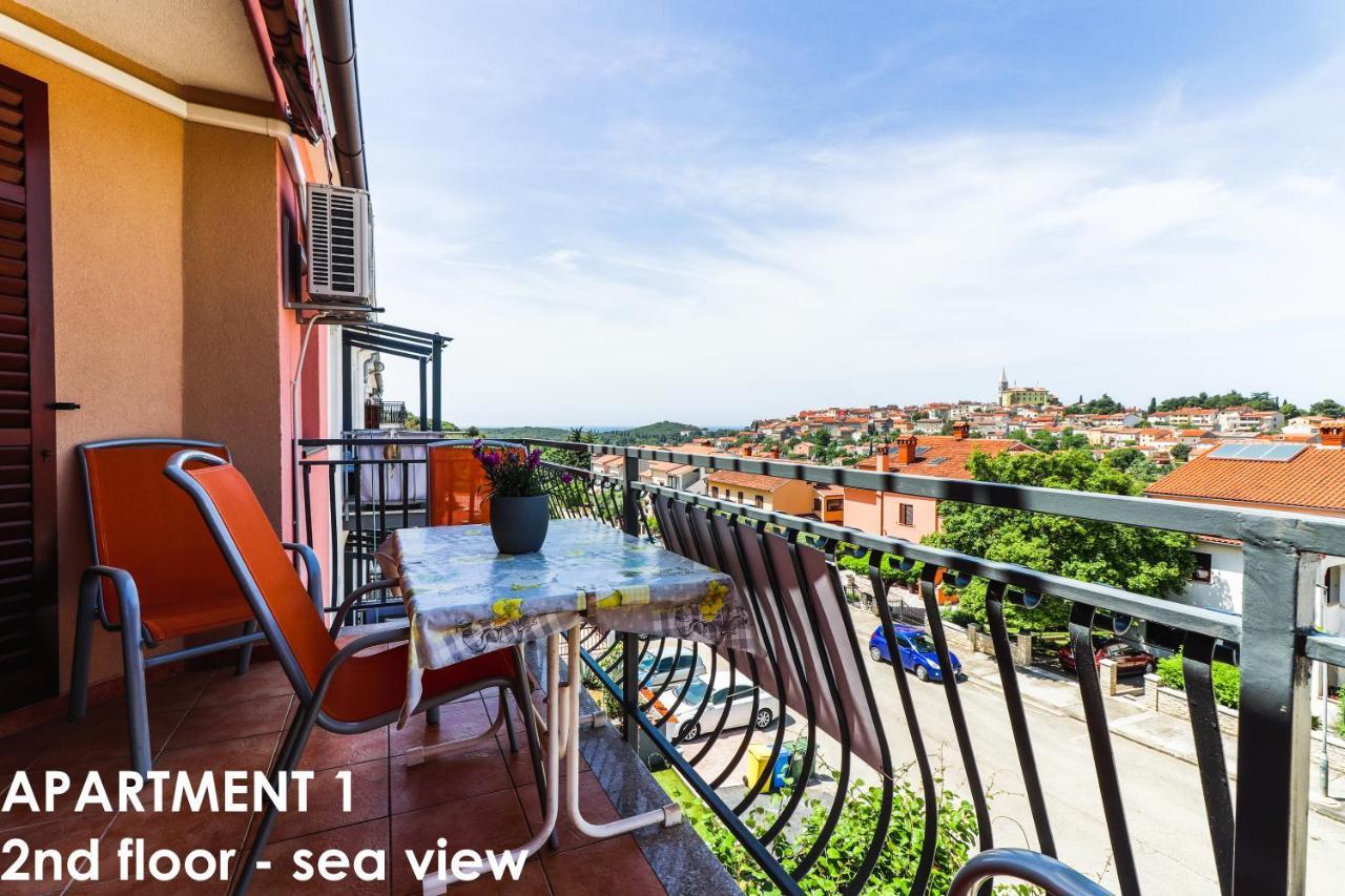 Beautiful Sea View Apartments - Niko Ceko Vrsar Exteriör bild